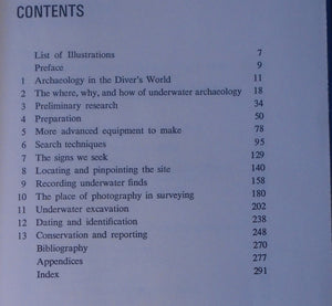 Nautical archaeology;: A handbook for skin divers,Used