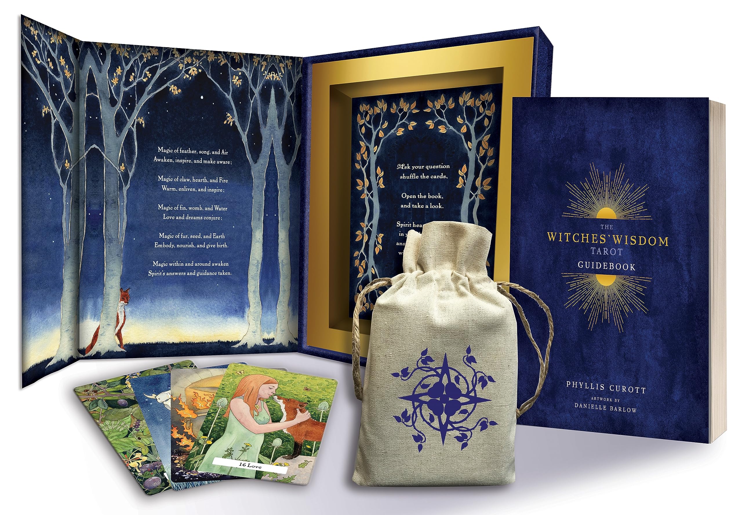 The Witches' Wisdom Tarot (Deluxe Keepsake Edition): A 78Card Deck and Guidebook,Used