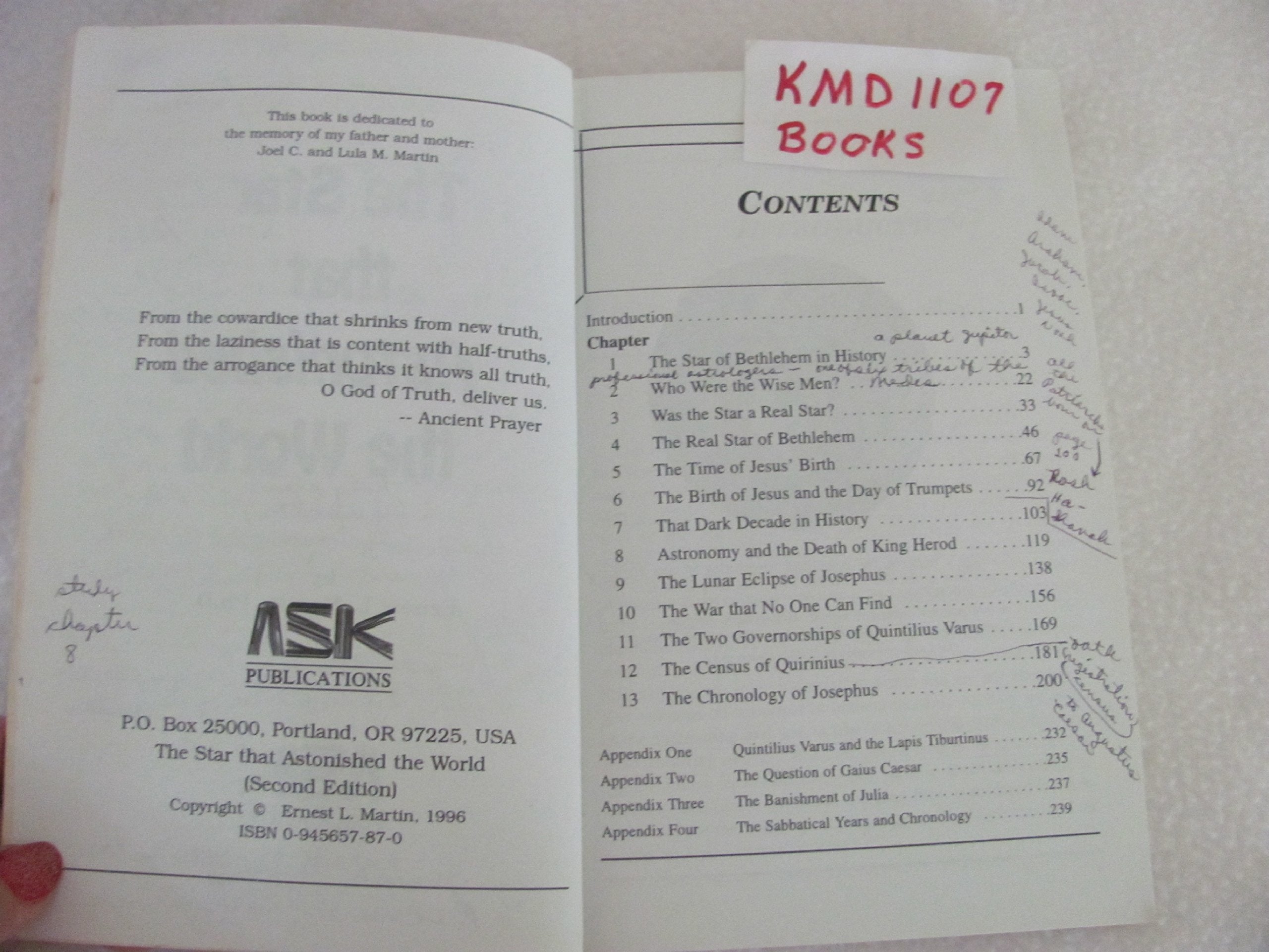 The Star That Astonished the World,New