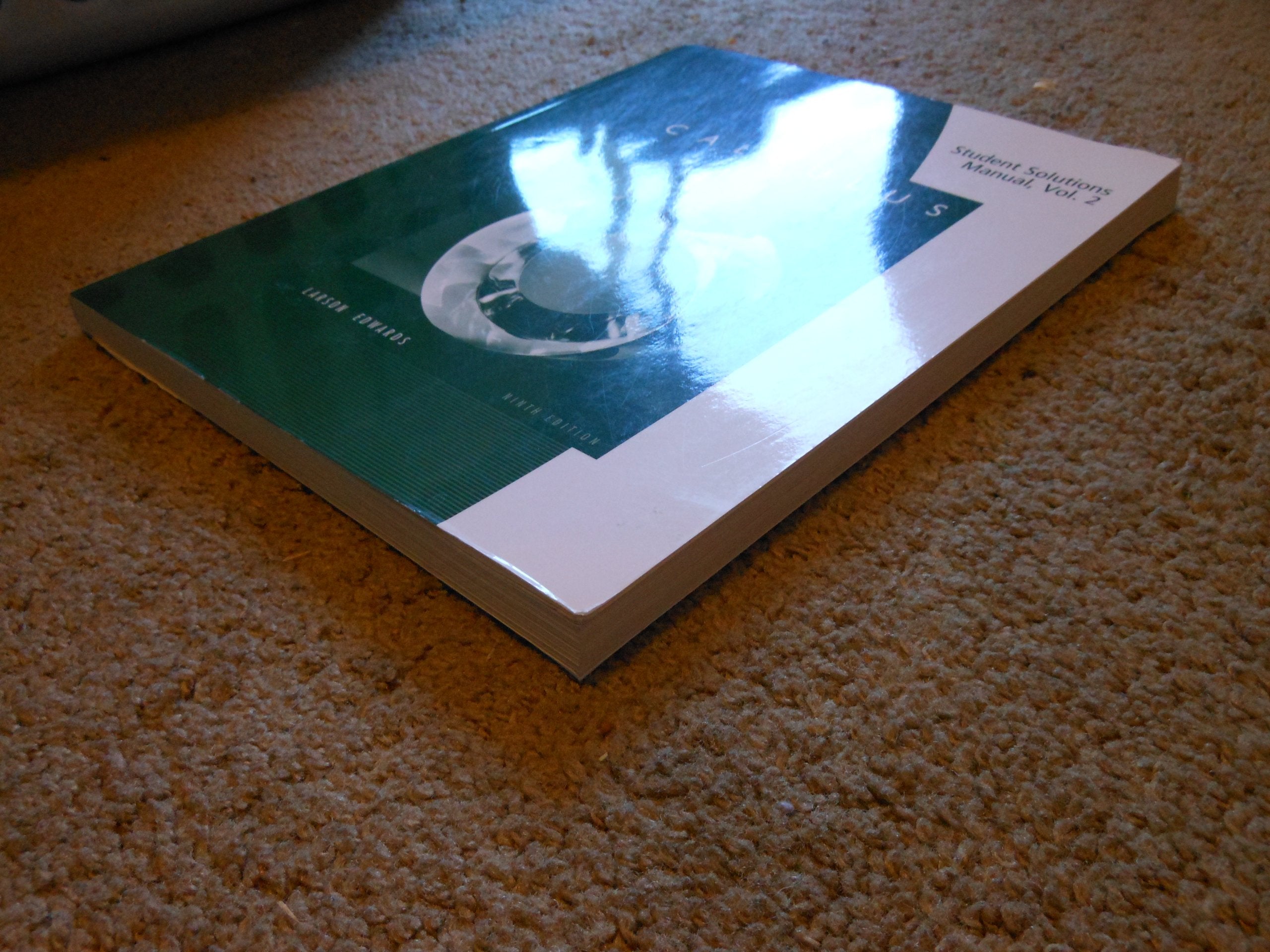 Student Solutions Manual, Volume 2 (Chapters 1116) for Larson/Edwards' Calculus,,Used