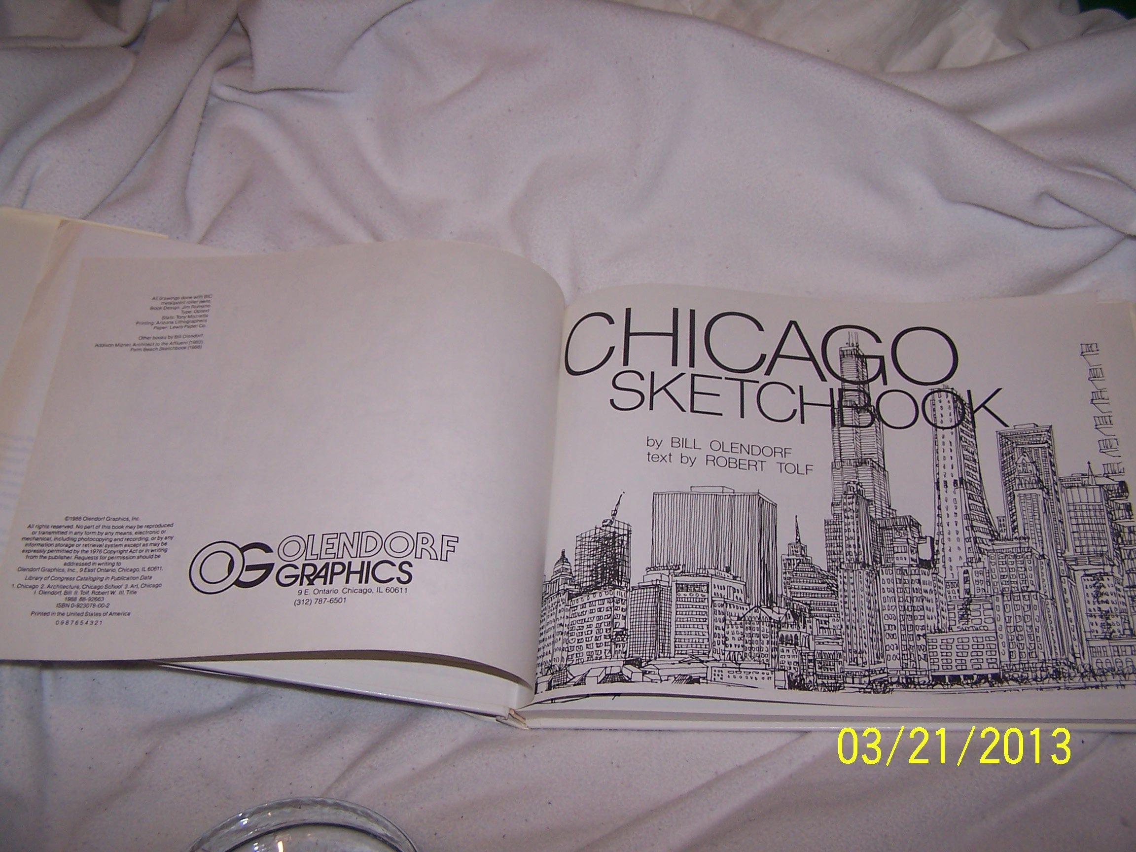 Chicago Sketchbook,Used