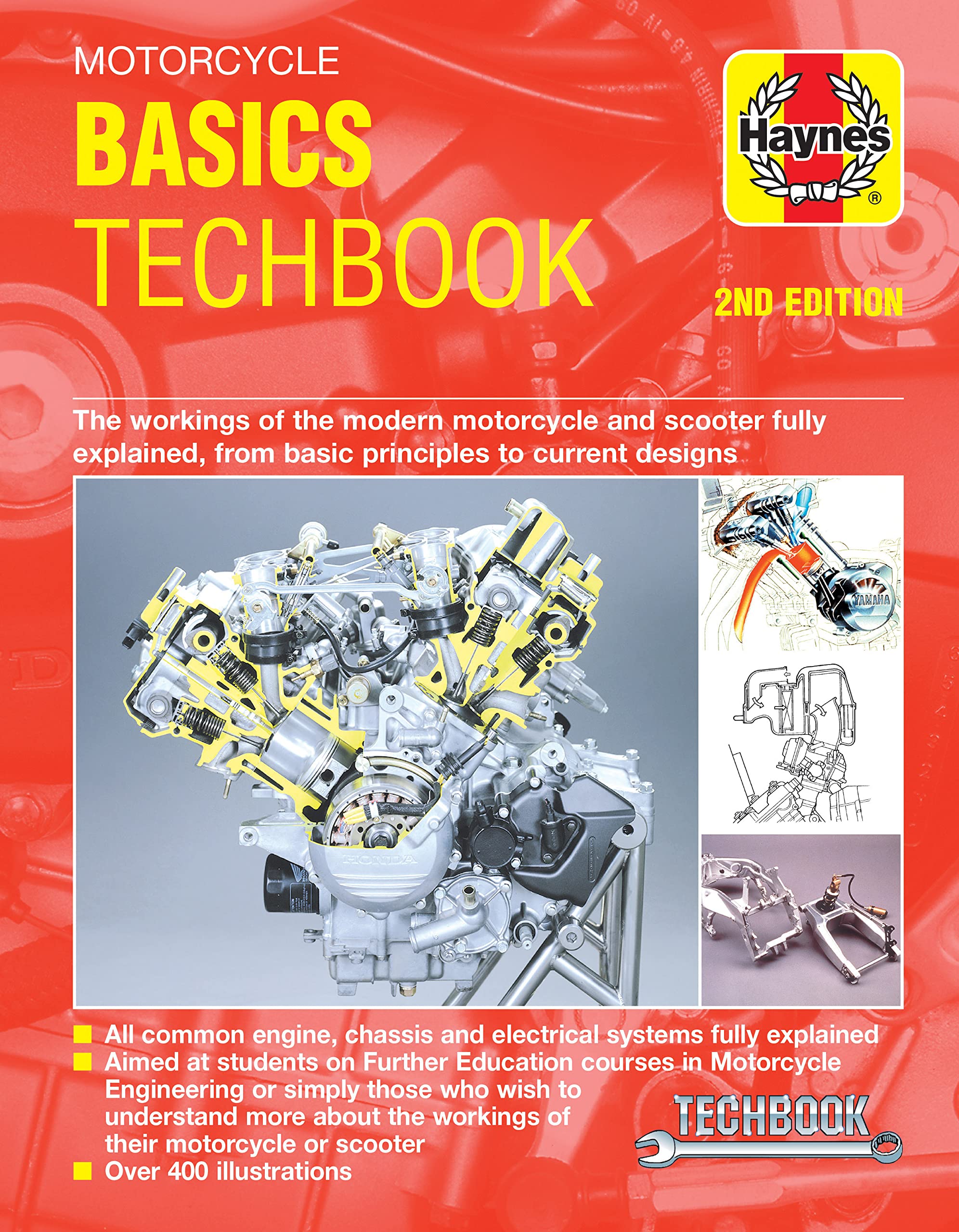 Motorcycle Basics TechBook (2nd Edition) Haynes Manual (Paperback),Used
