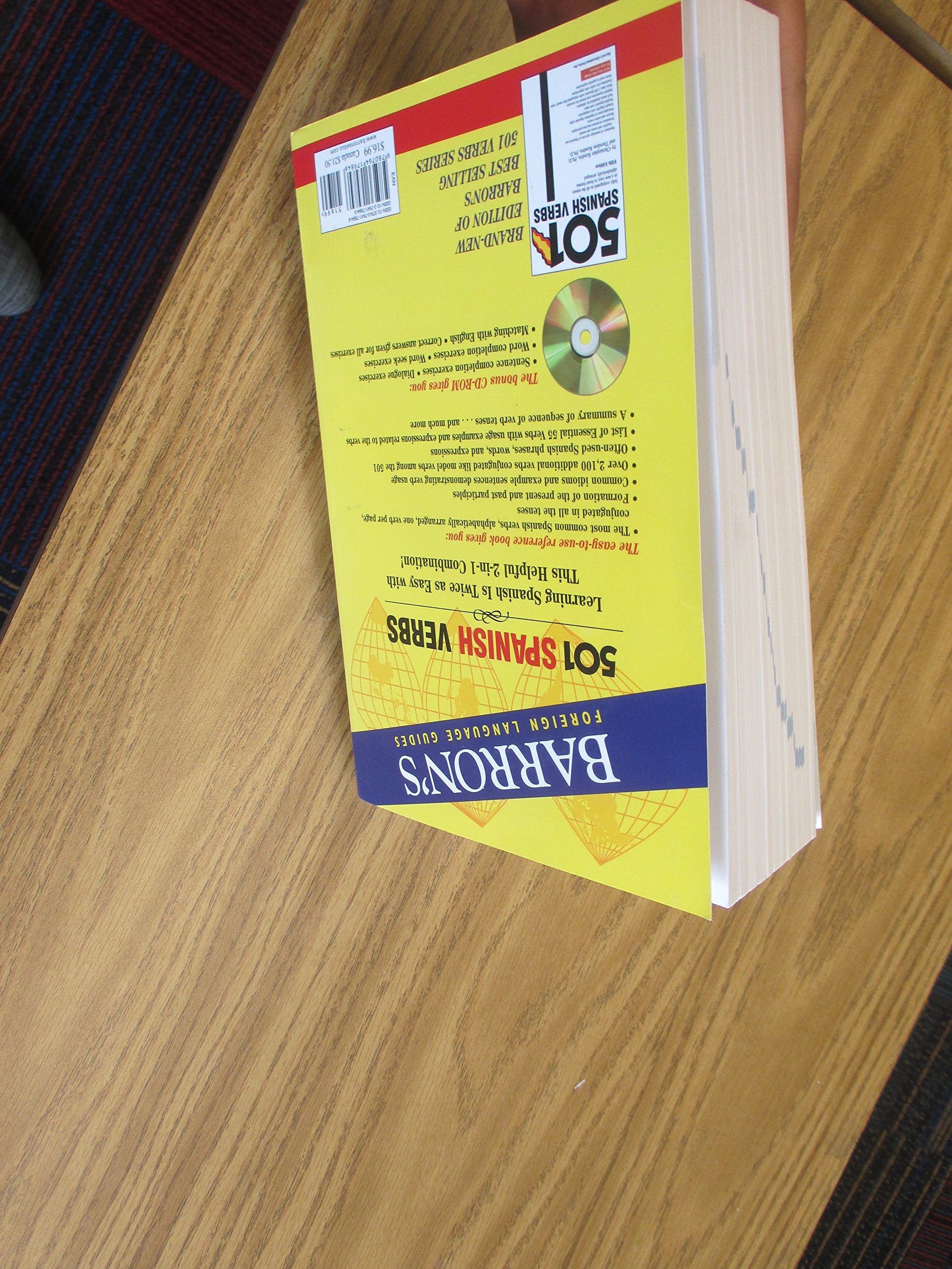 Barrons 501 Spanish Verbs (Spanish Edition)-Used