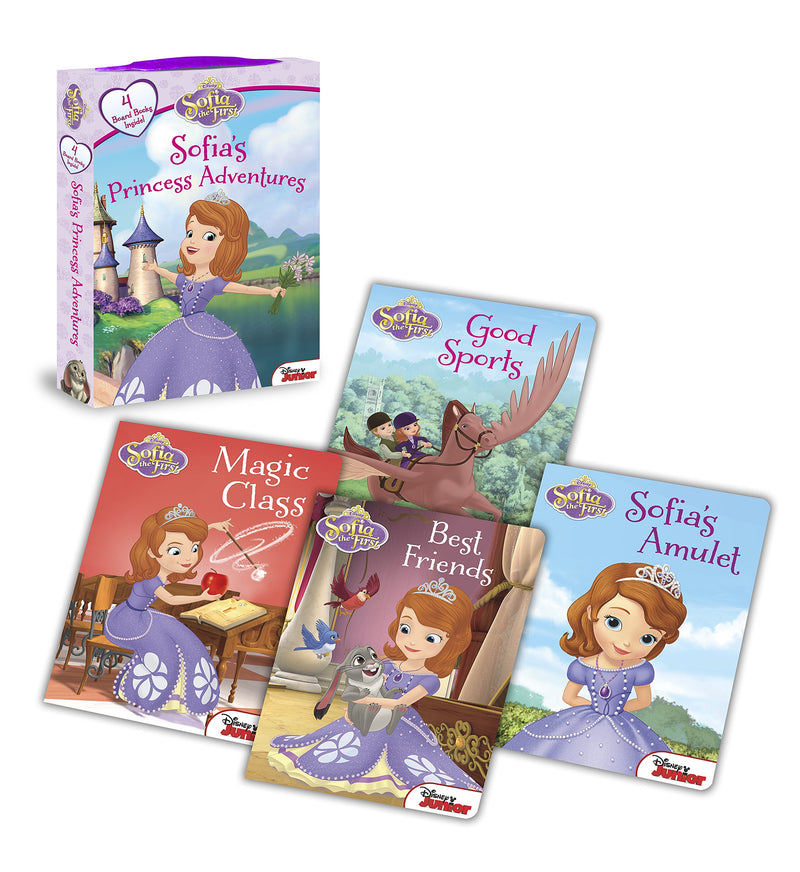 Sofia the First Sofia's Princess Adventures: Board Book Boxed Set,Used