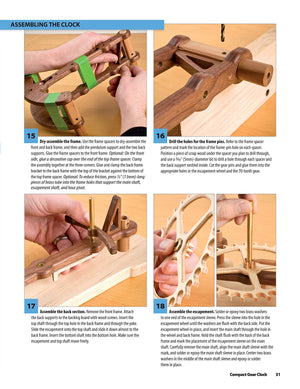 Making Wooden Gear Clocks: 6 Cool Contraptions That Really Keep Time (Fox Chapel Publishing) StepbyStep Projects for Handmade ,New