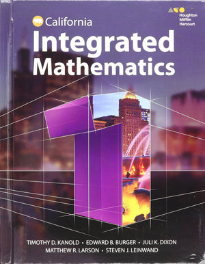 Hmh Integrated Math 1: Student Edition 2015,New