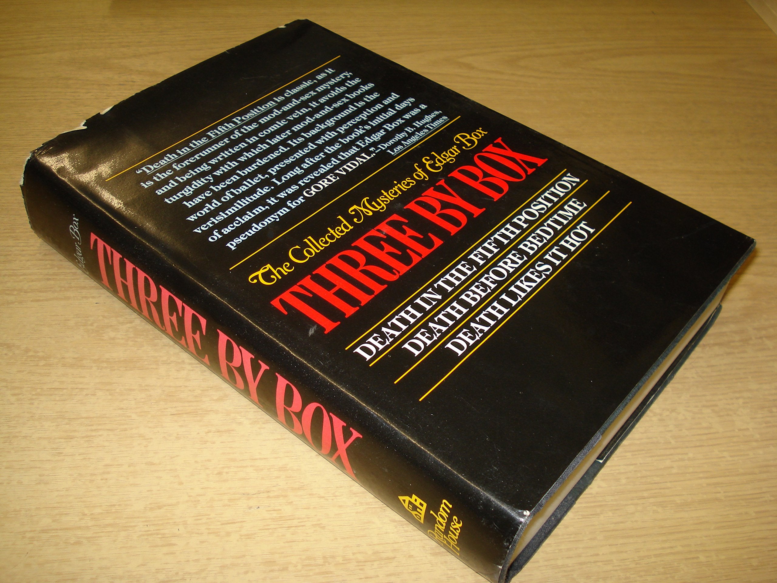 Three by Box: The Complete Mysteries of Edgar Box,Used