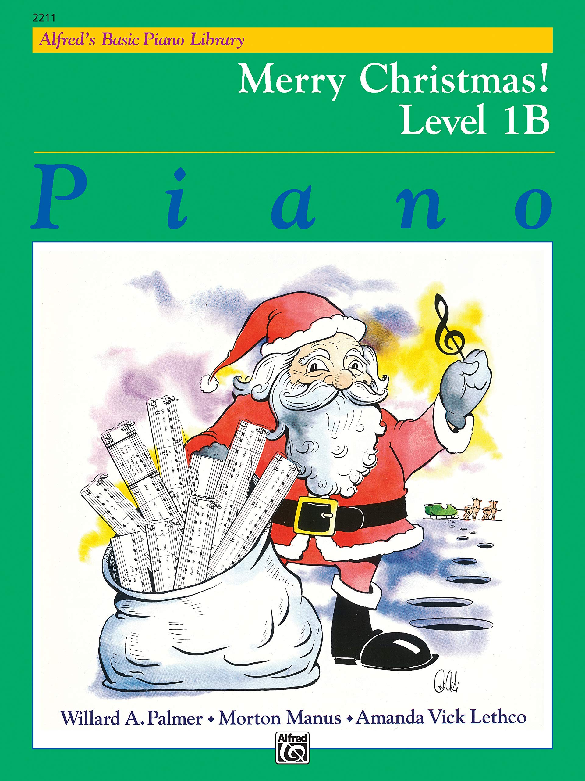Alfred's Basic Piano Library Merry Christmas!, Bk 1B (Alfred's Basic Piano Library, Bk 1B),New