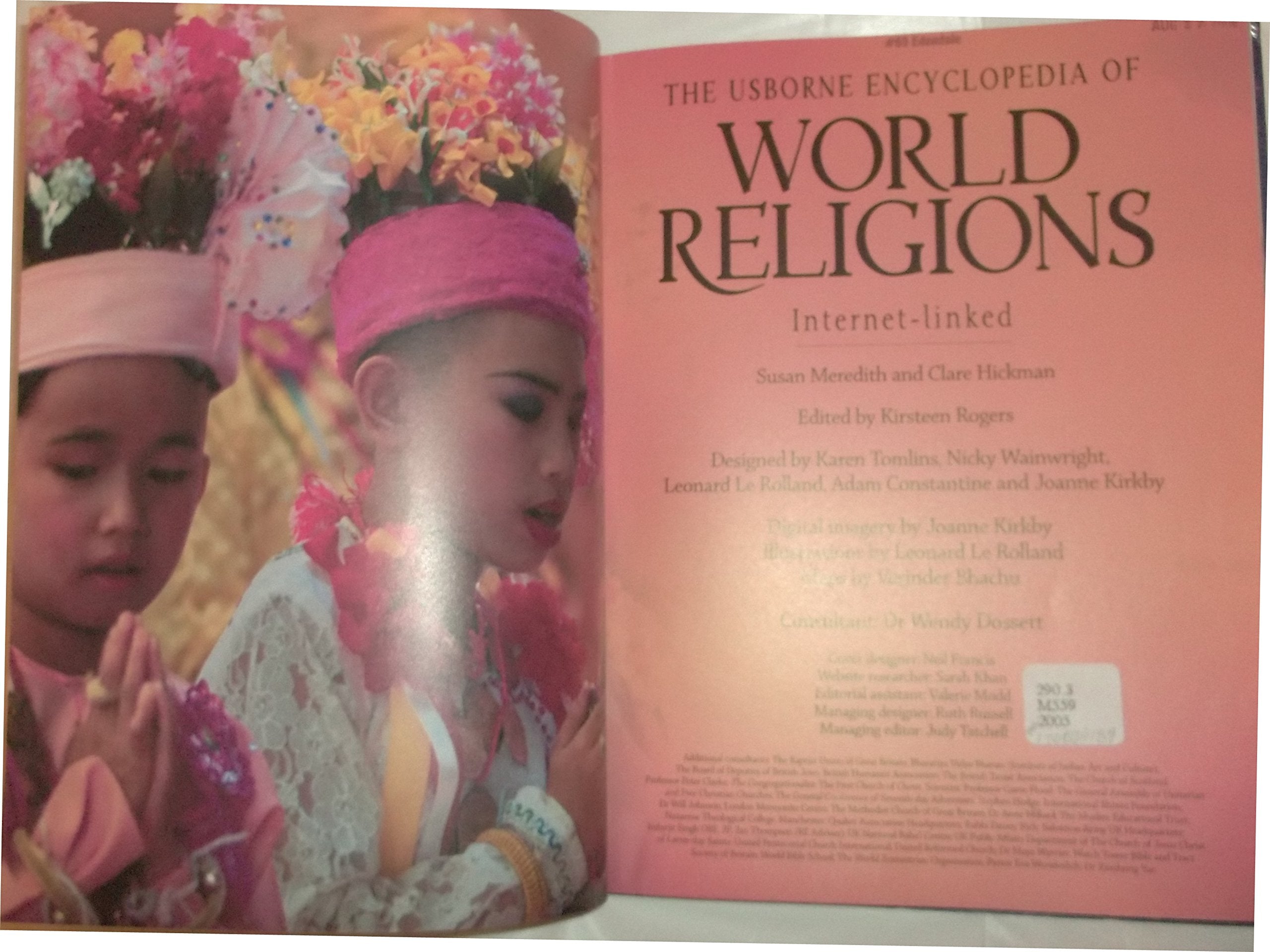 The Usborne Encyclopedia of World Religions (World Cultures),Used