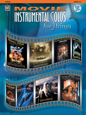 Movie Instrumental Solos for Strings: Violin, Book & CD,New