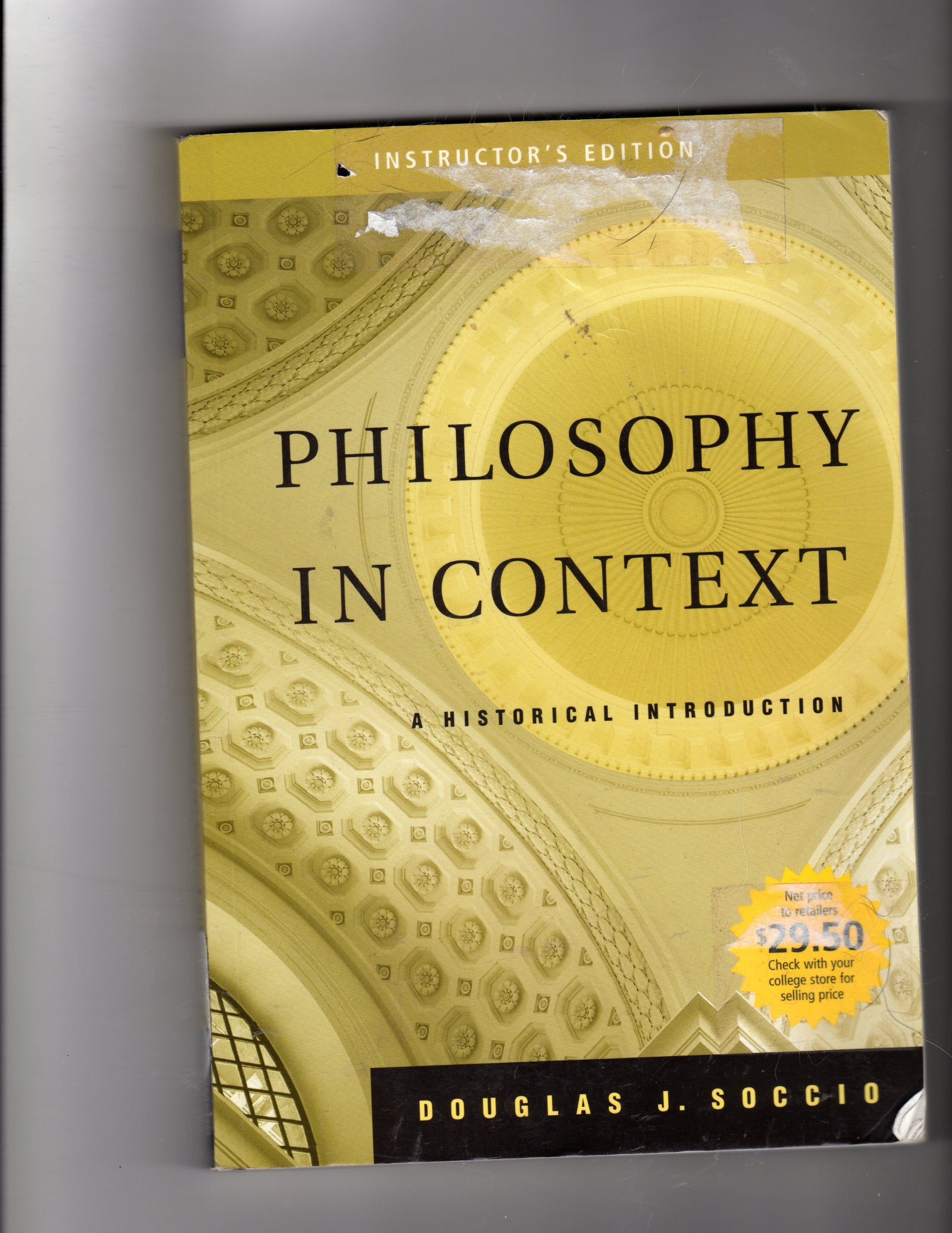Cengage Advantage Books: Philosophy in Context: A Historical Introduction (Advantage Series),Used