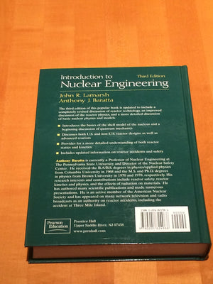 Introduction to Nuclear Engineering,New