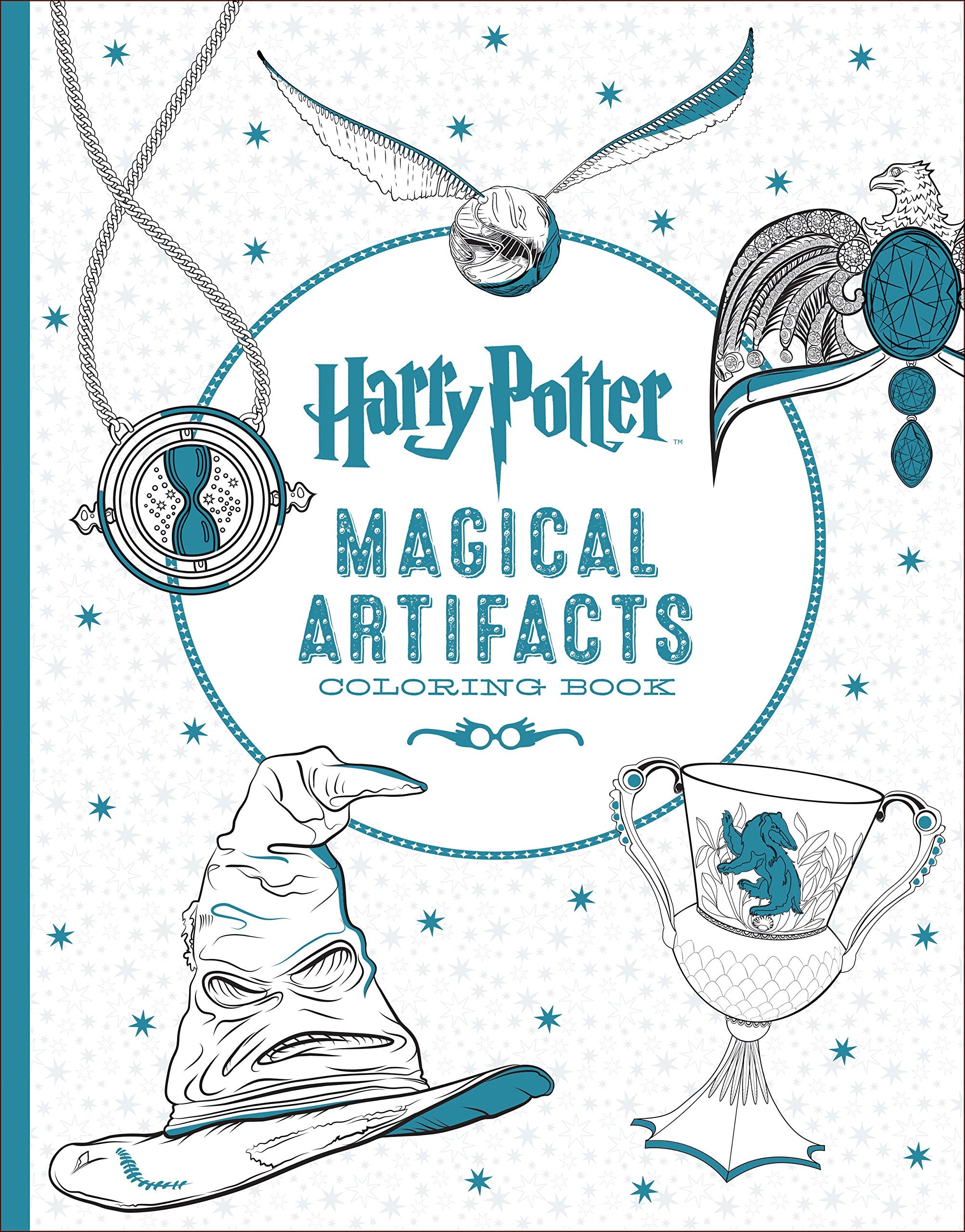 Harry Potter Magical Artifacts Coloring Book: Official Coloring Book, The,Used