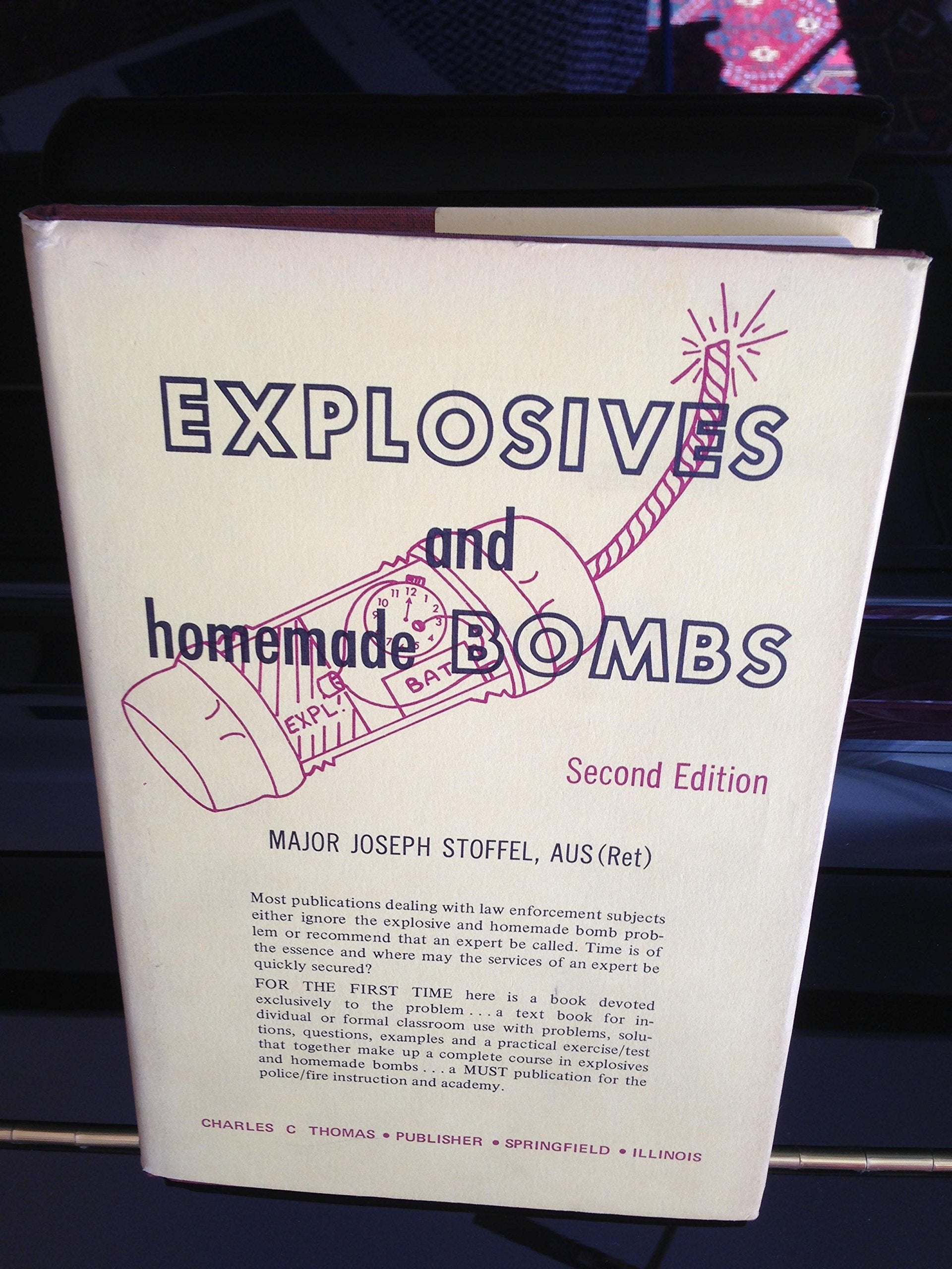 Explosives And Homemade Bombs (2Nd Ptg.),New