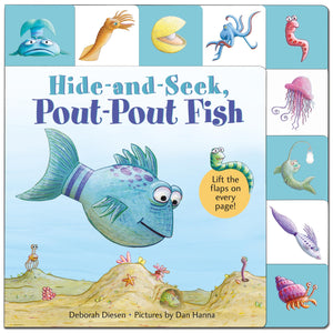 LifttheFlap Tab: HideandSeek, PoutPout Fish (A PoutPout Fish Novelty),Used