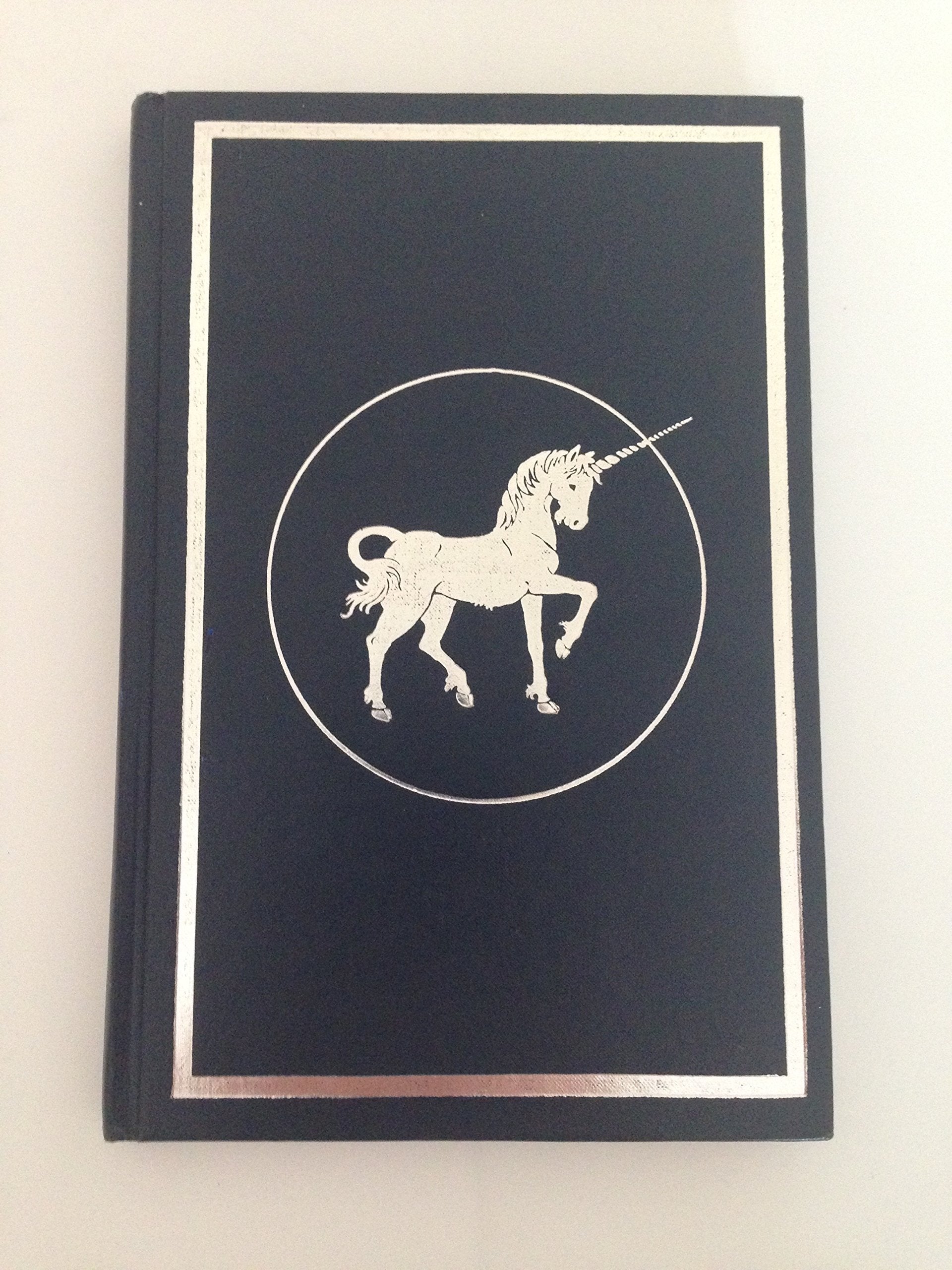 Anything Book: Unicorn Silver On Blue,Used