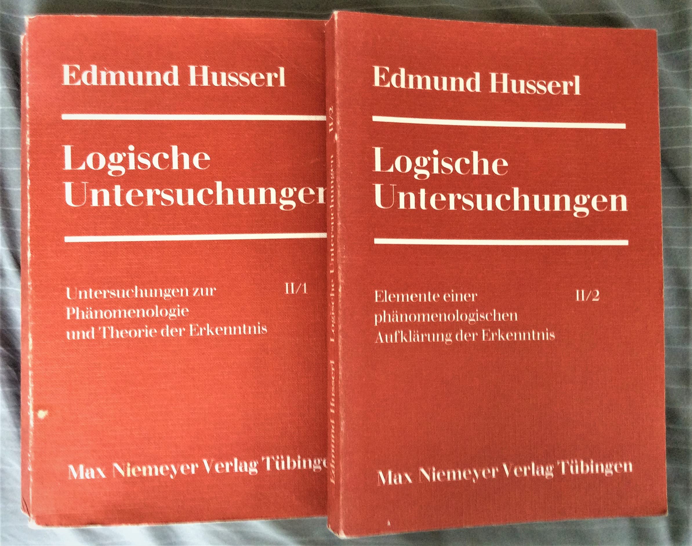 Logische Untersuchungen: Untersuchungen Zur Phnomenologie Und Theorie Der Erkenntnis (Volume 2: Parts 1 And 2)