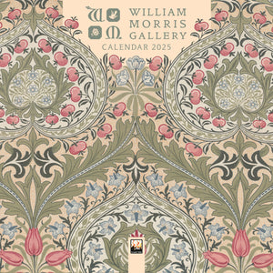 William Morris Gallery Mini Wall Calendar 2025 (Art Calendar),New