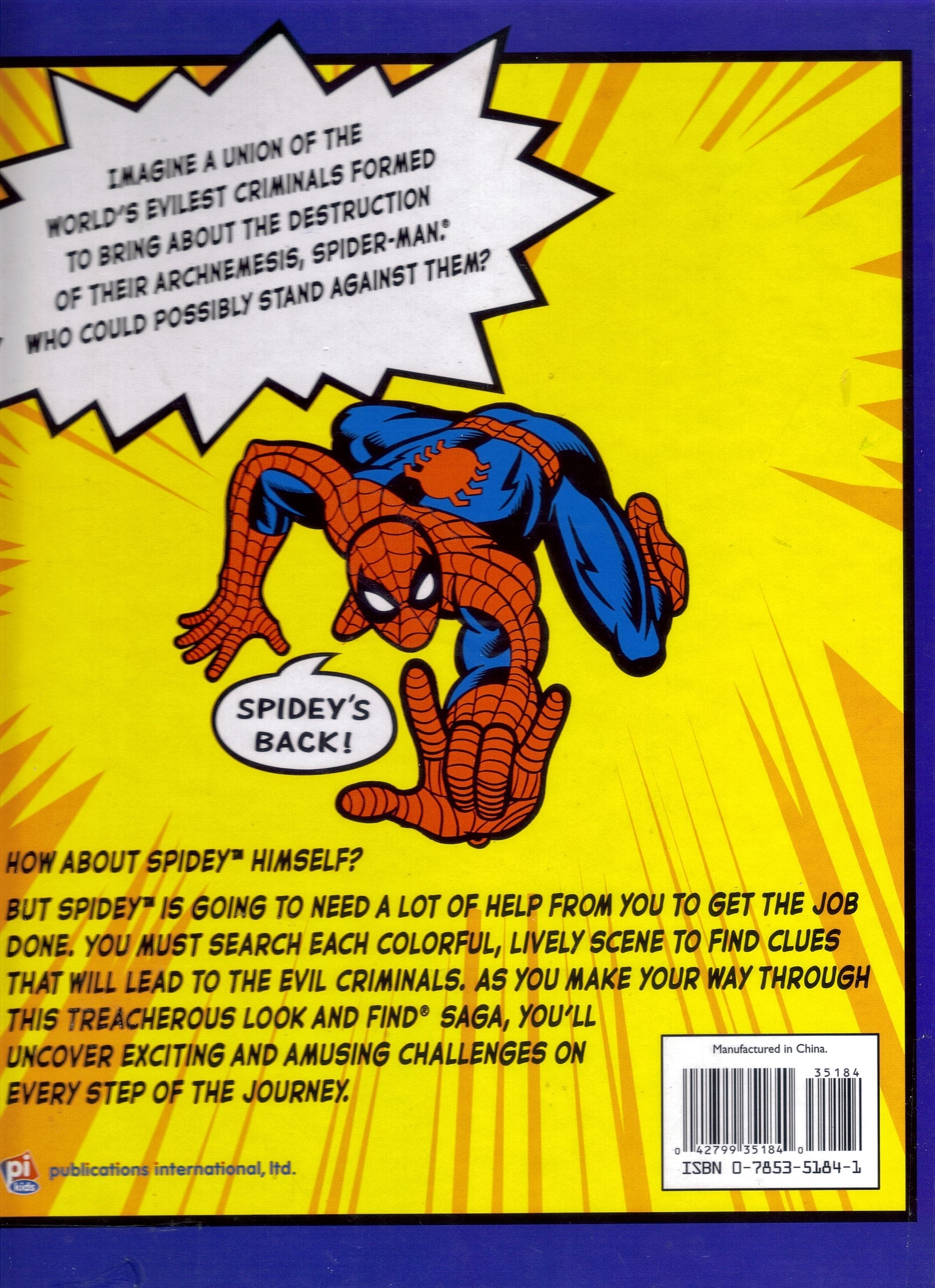 Look and Find the Amazing SpiderMan (Look & find books),Used