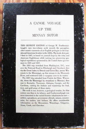 A Canoe Voyage Up the Minnay Sotor (Volume 1 of 2),Used
