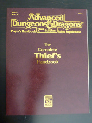 The Complete Thief s Handbook: Player s Handbook Rules Supplement, 2nd Edition (Advanced Dungeons & Dragons)