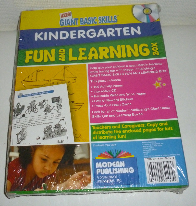 Fun And Learning Box Kindergarten (Giant Basic Skills),Used