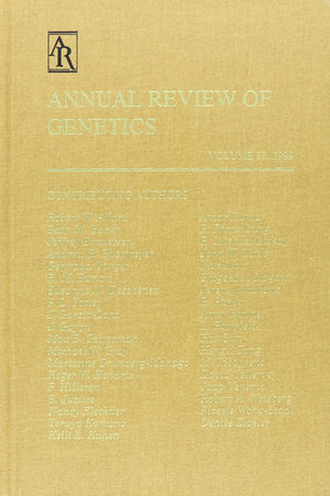 Annual Review Of Genetics: 1999,Used