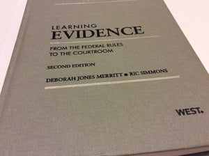 Learning Evidence: From the Federal Rules to the Courtroom (Learning Series),Used