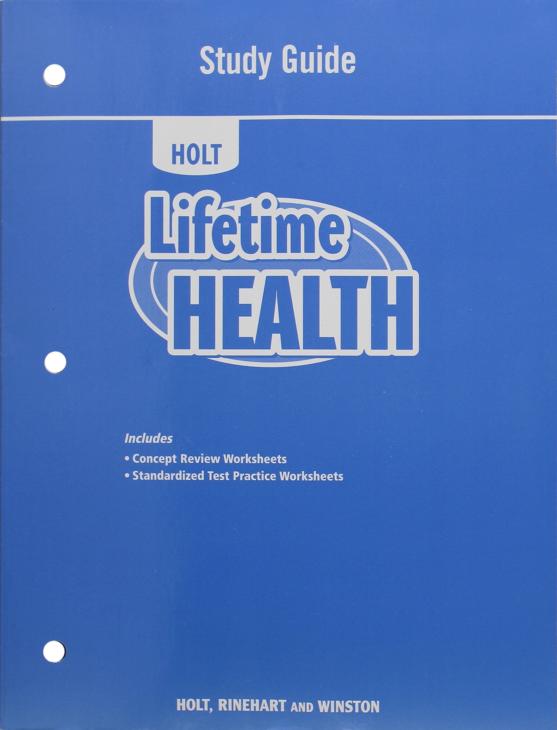 Lifetime Health: Study Guide,New