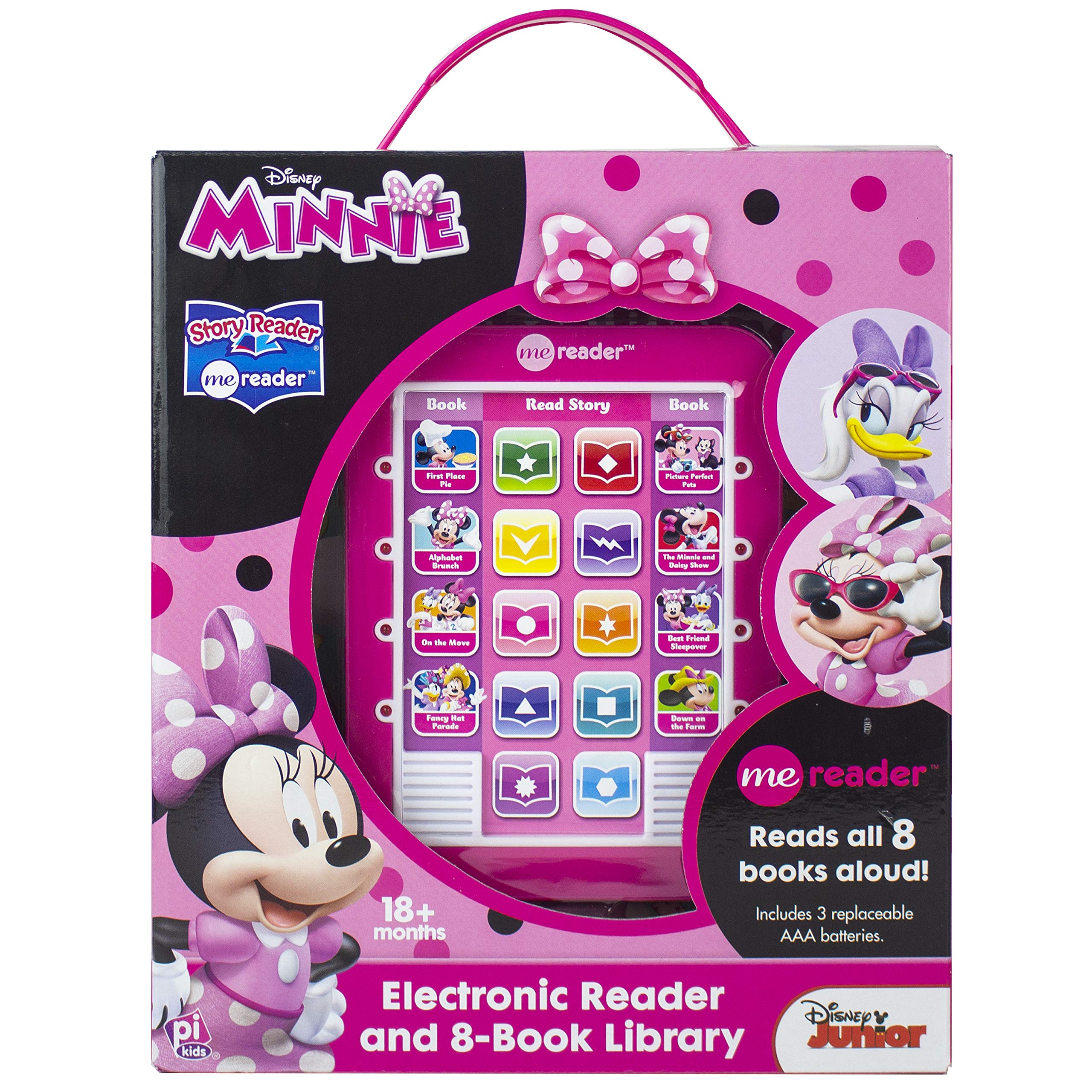 PI Kids Disney Minnie Mouse Me Reader Electronic Reader with 8 Sound Books
