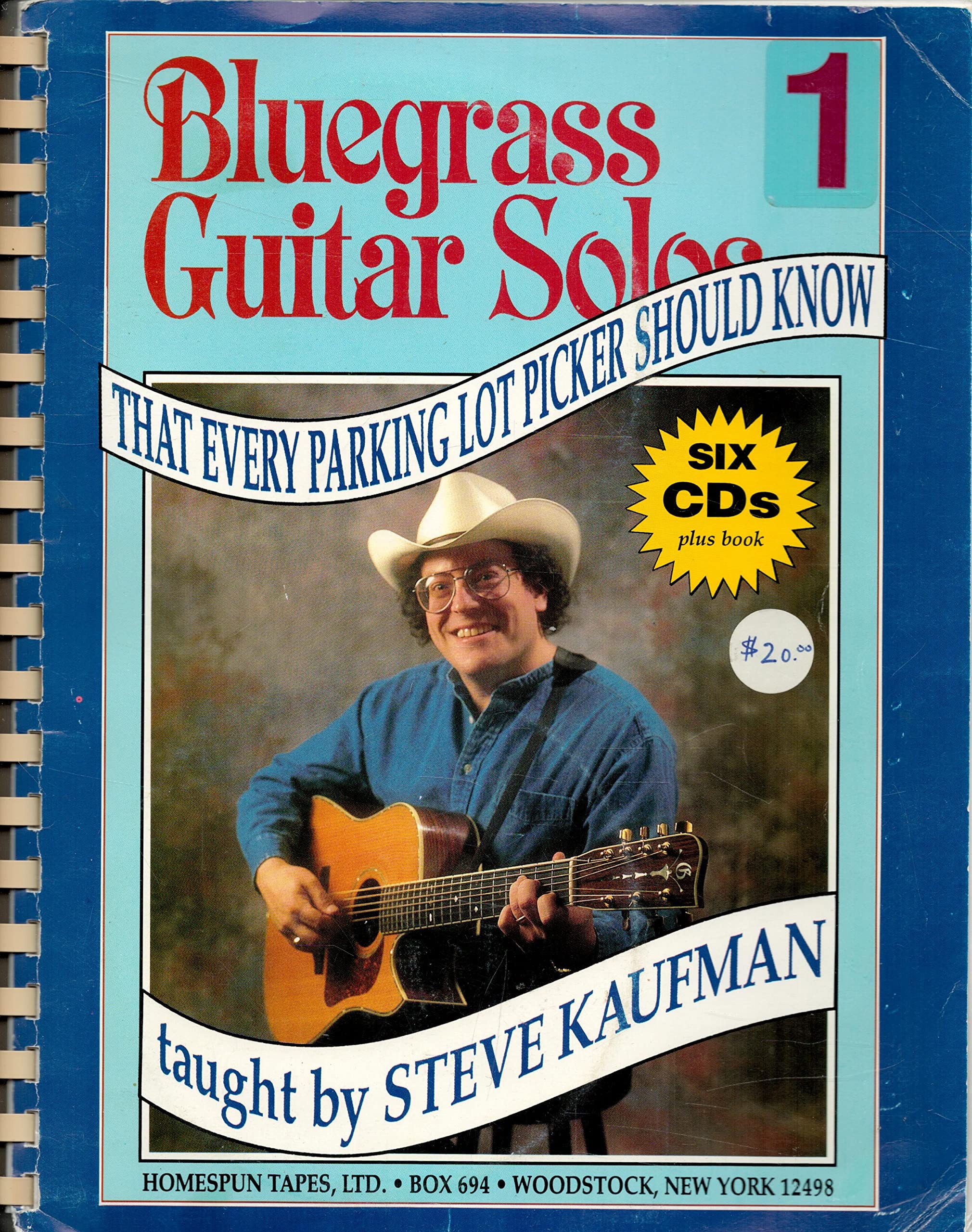 Bluegrass Guitar Solos That Every Parking Lot Picker Should Know (Series 1) 6 CD (Homespun Learning Discs),New
