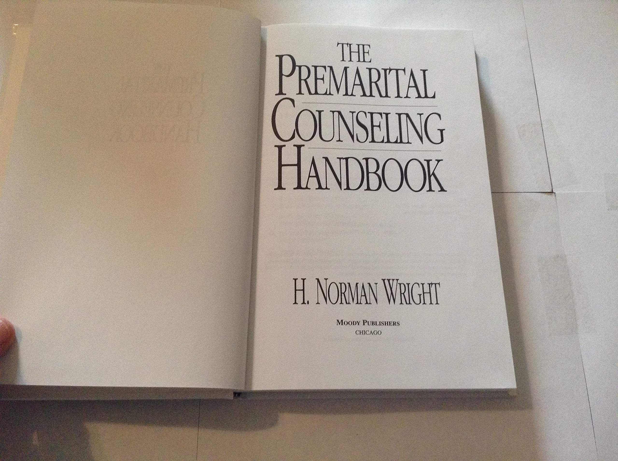 The Premarital Counseling Handbook,New