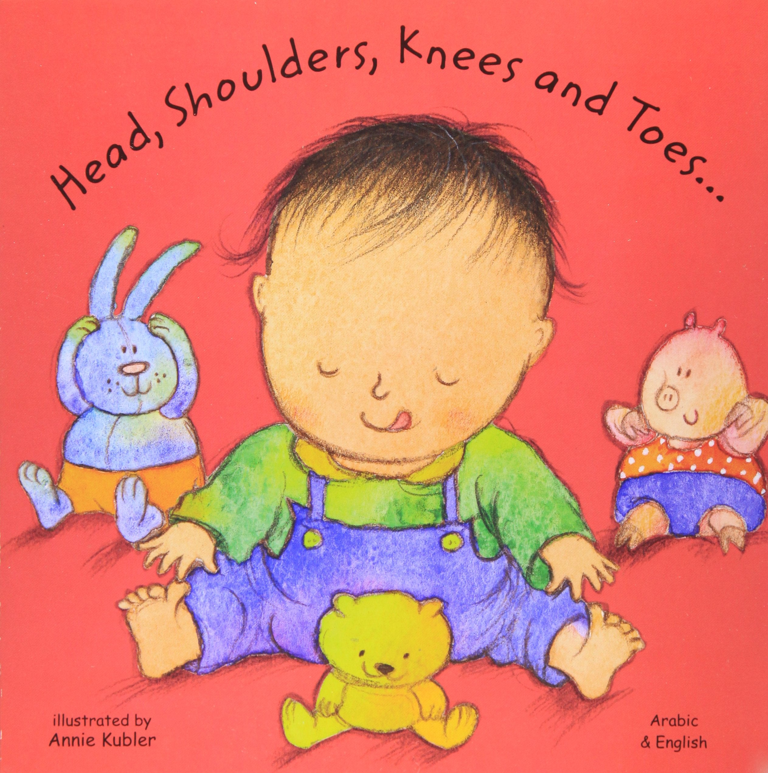 Head, Shoulders, Knees and Toes in Arabic and English (Board Books) (English and Arabic Edition) by Annie Kubler (2003) Board bo,Used