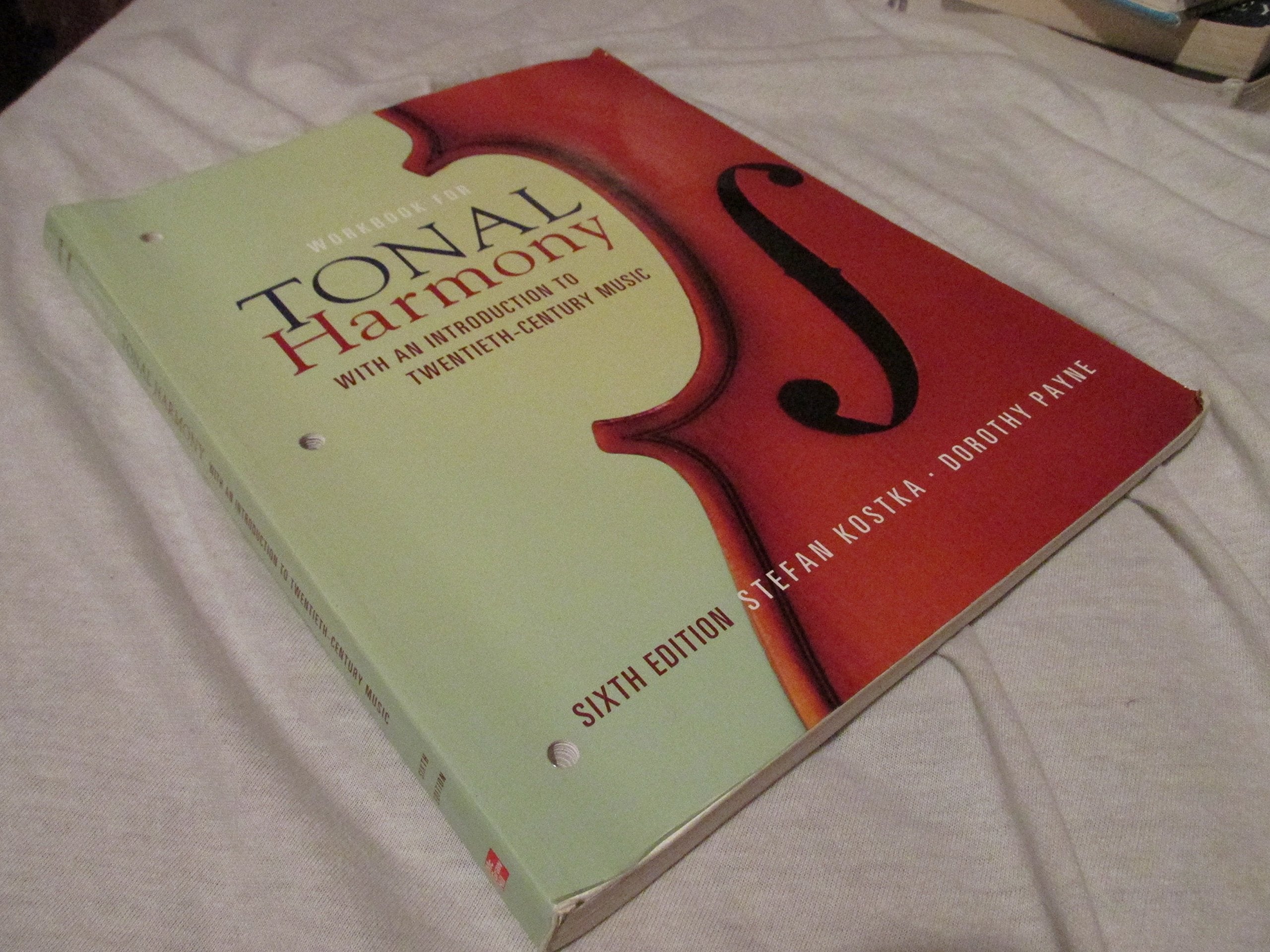 Workbook for Tonal Harmony with an Introduction to TwentiethCentury Music, 6th Edition,Used