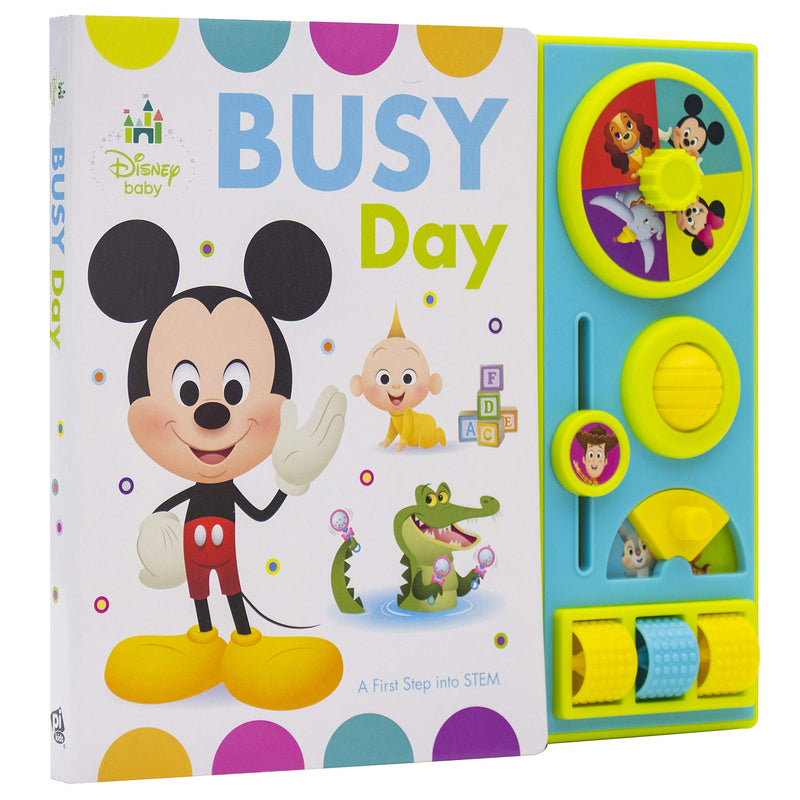 Disney Baby Mickey, Frozen, Toy Story, and More!  Busy Day Busy Box  A First Step into STEM  PI Kids,Used