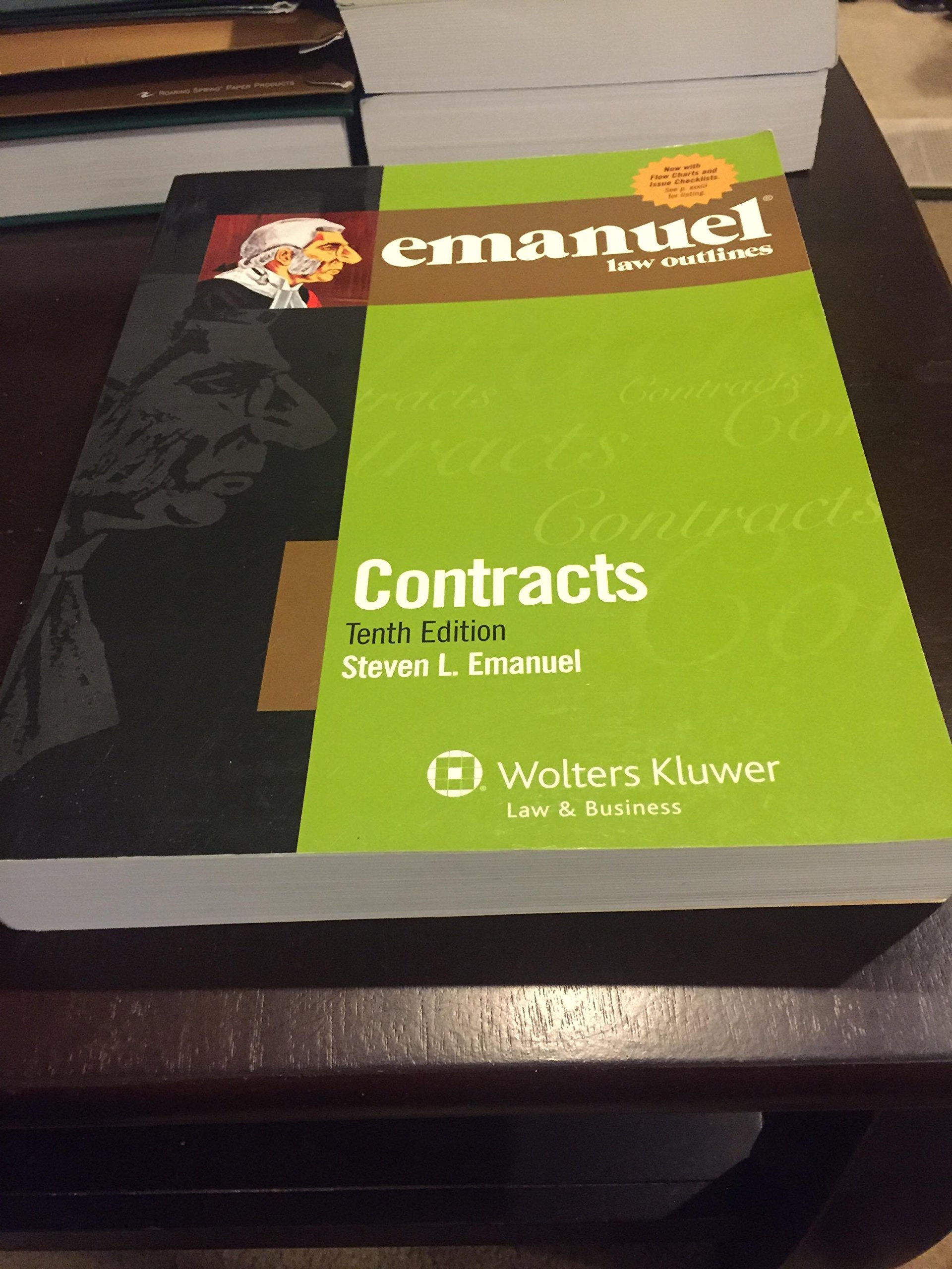 Emanuel Law Outlines: Contracts, Tenth Edition,Used