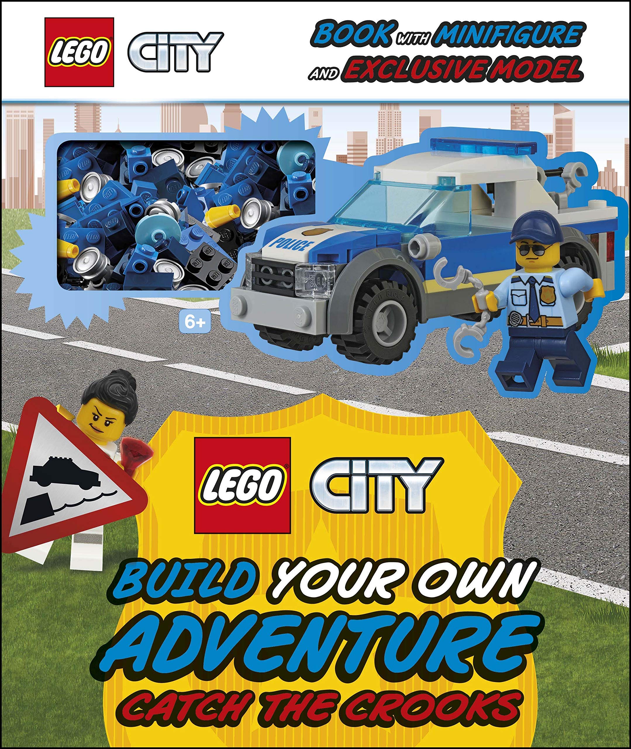 LEGO City Build Your Own Adventure Catch the Crooks: with minifigure and exclusive model,Used