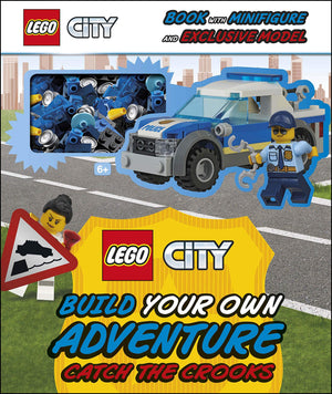 LEGO City Build Your Own Adventure Catch the Crooks: with minifigure and exclusive model,Used