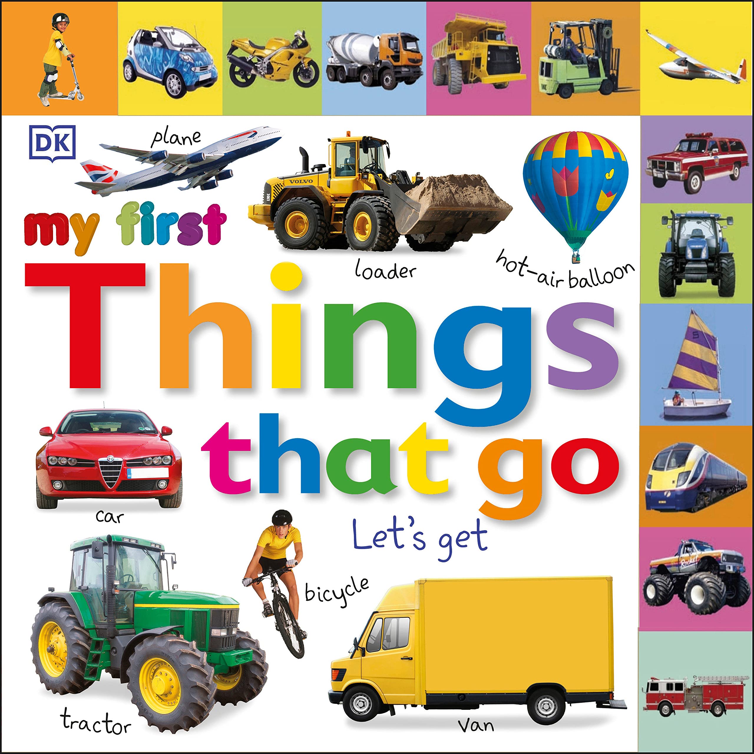 Tabbed Board Books: My First Things That Go: Let's Get Moving! (My First Tabbed Board Book),Used
