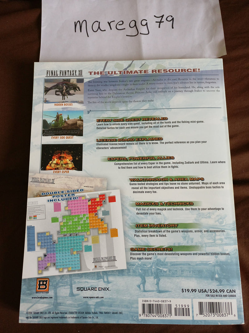 Final Fantasy Xii Signature Series Guide,Used