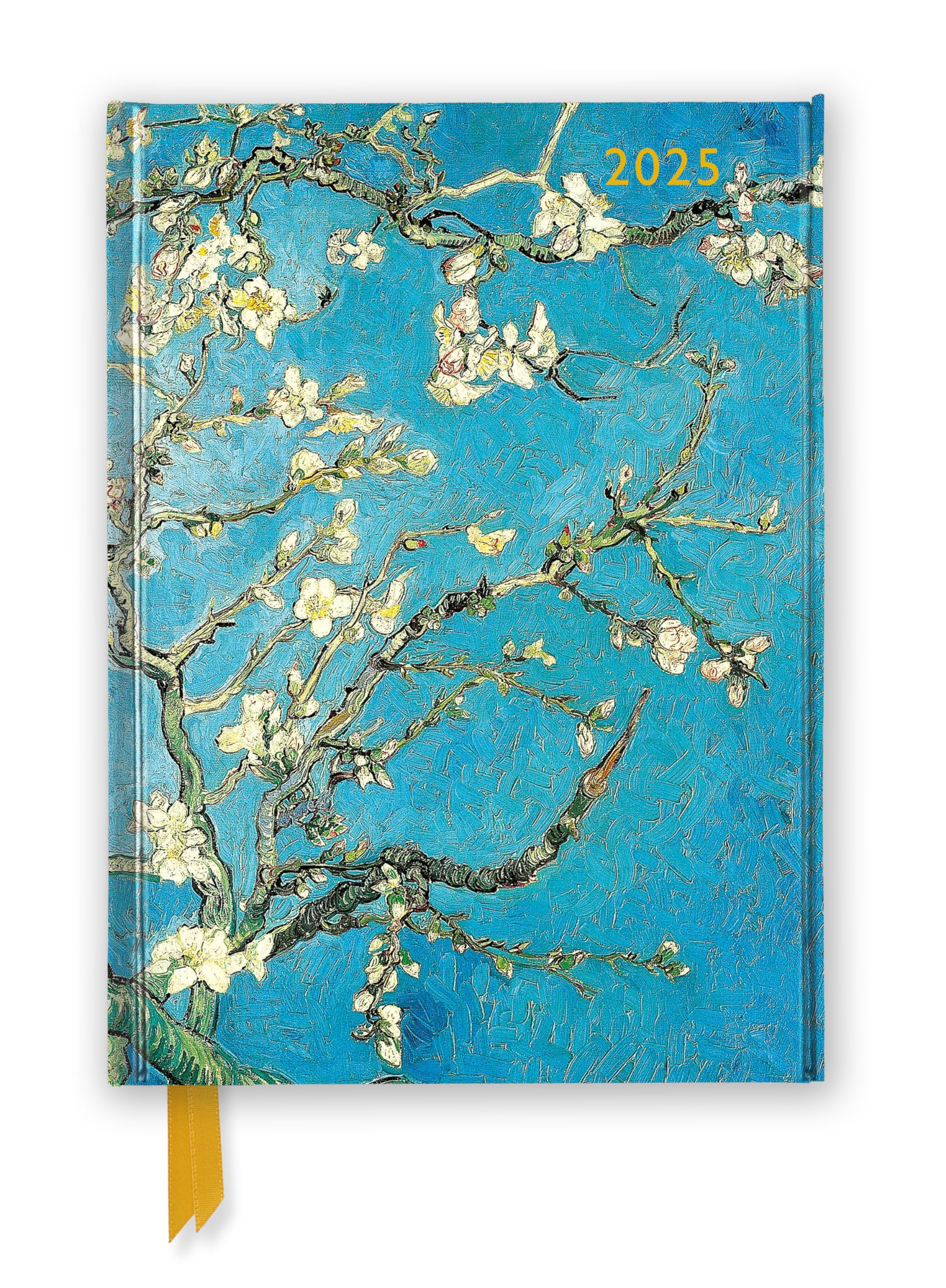 Vincent van Gogh: Almond Blossom 2025 Luxury Diary Planner  Page to View with Notes,New