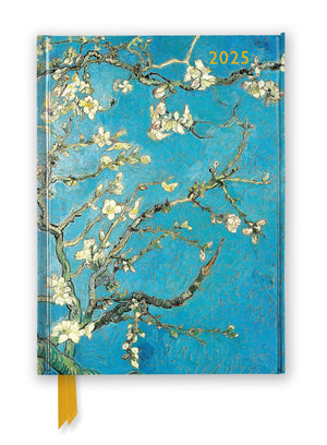 Vincent van Gogh: Almond Blossom 2025 Luxury Diary Planner  Page to View with Notes,New