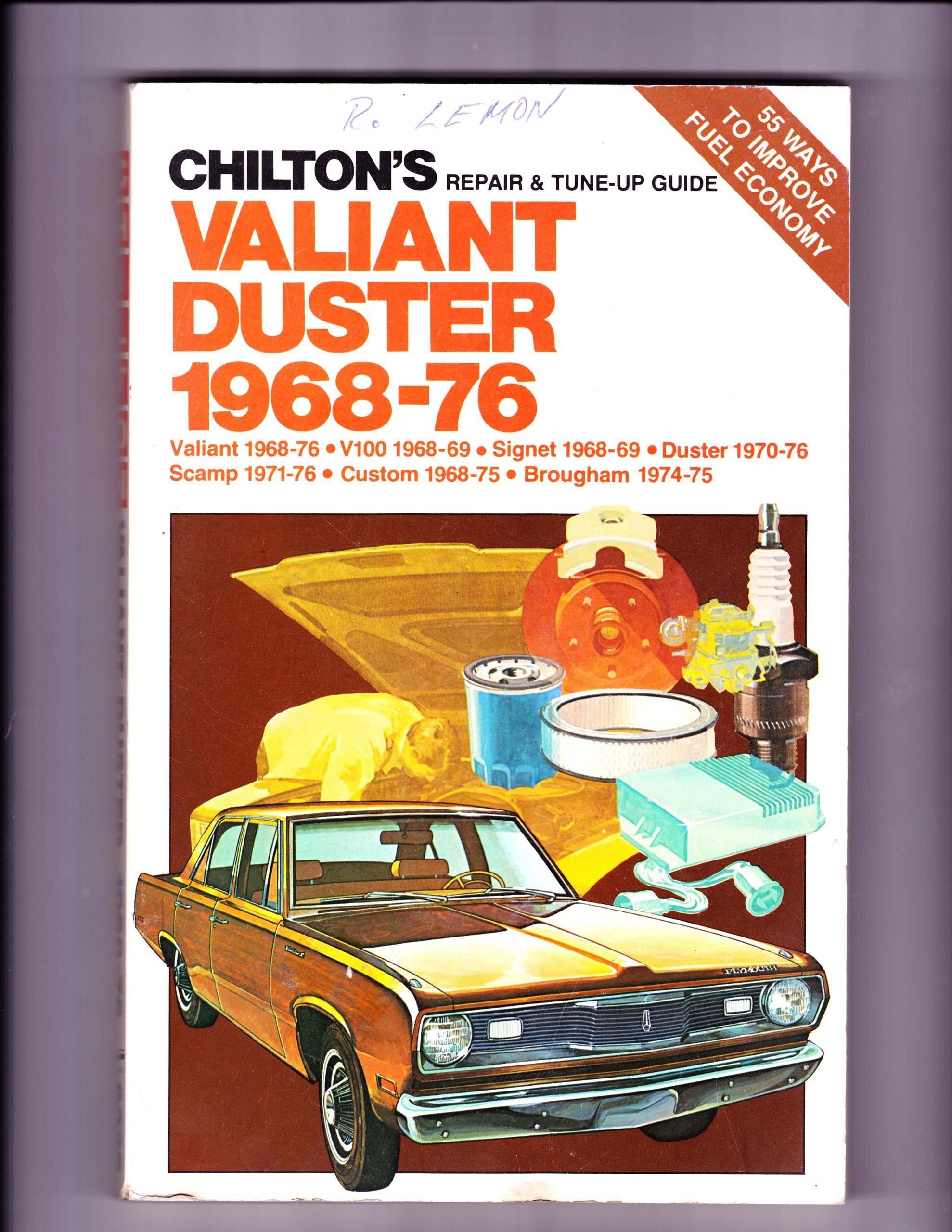 Chilton'S Repair And Tuneup Guide, Valiant And Duster 196876,Used