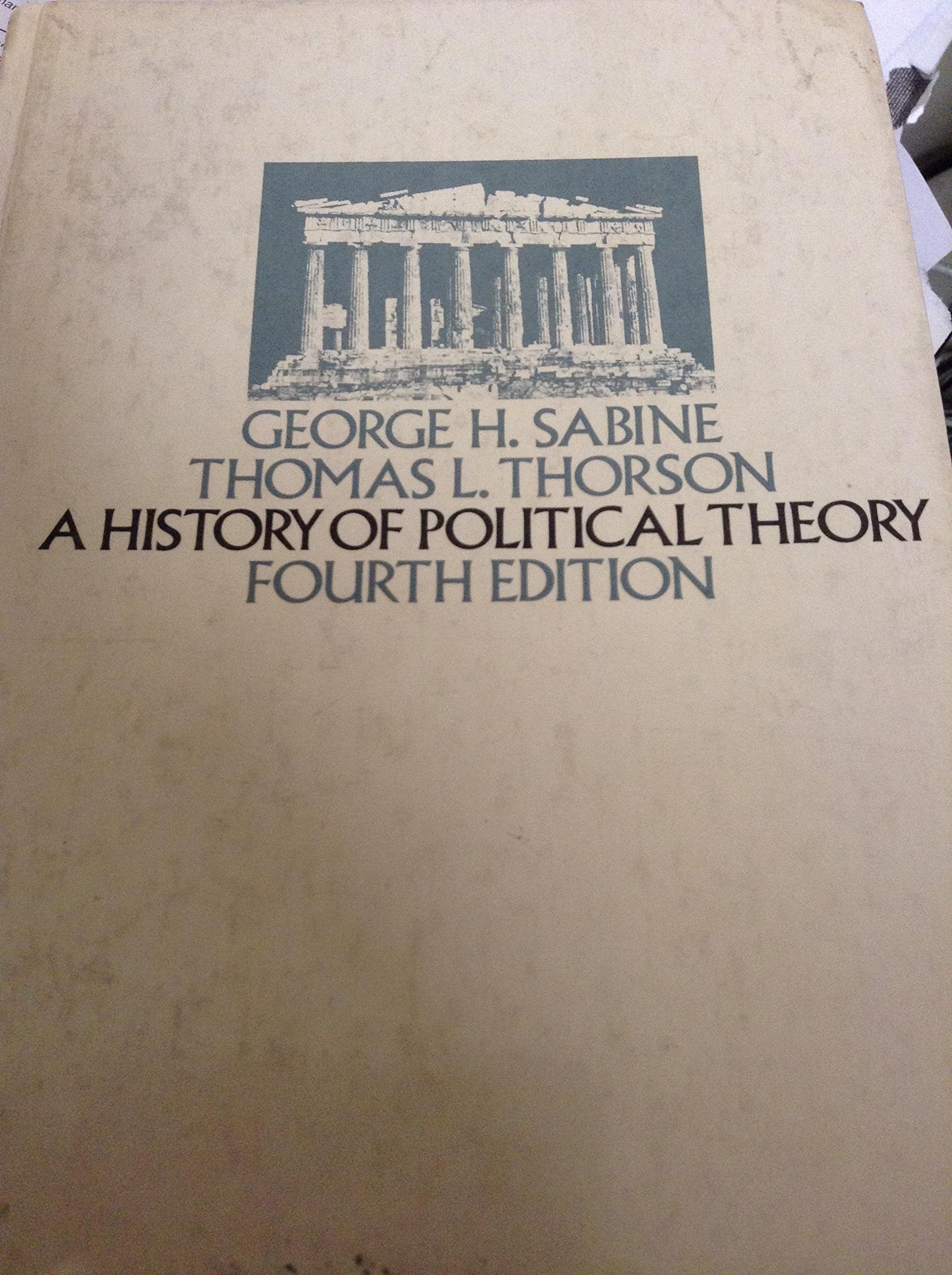 A History Of Political Theory, 4Th Edition,New