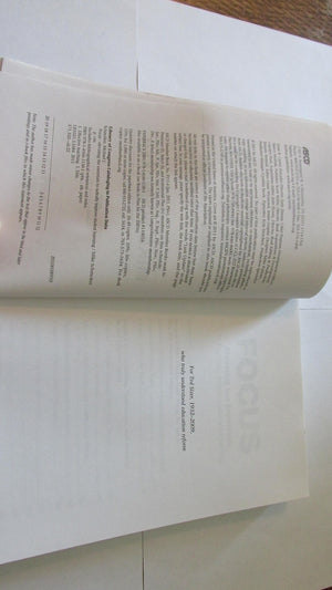 FOCUS: Elevating the Essentials to Radically Improve Student Learning,Used