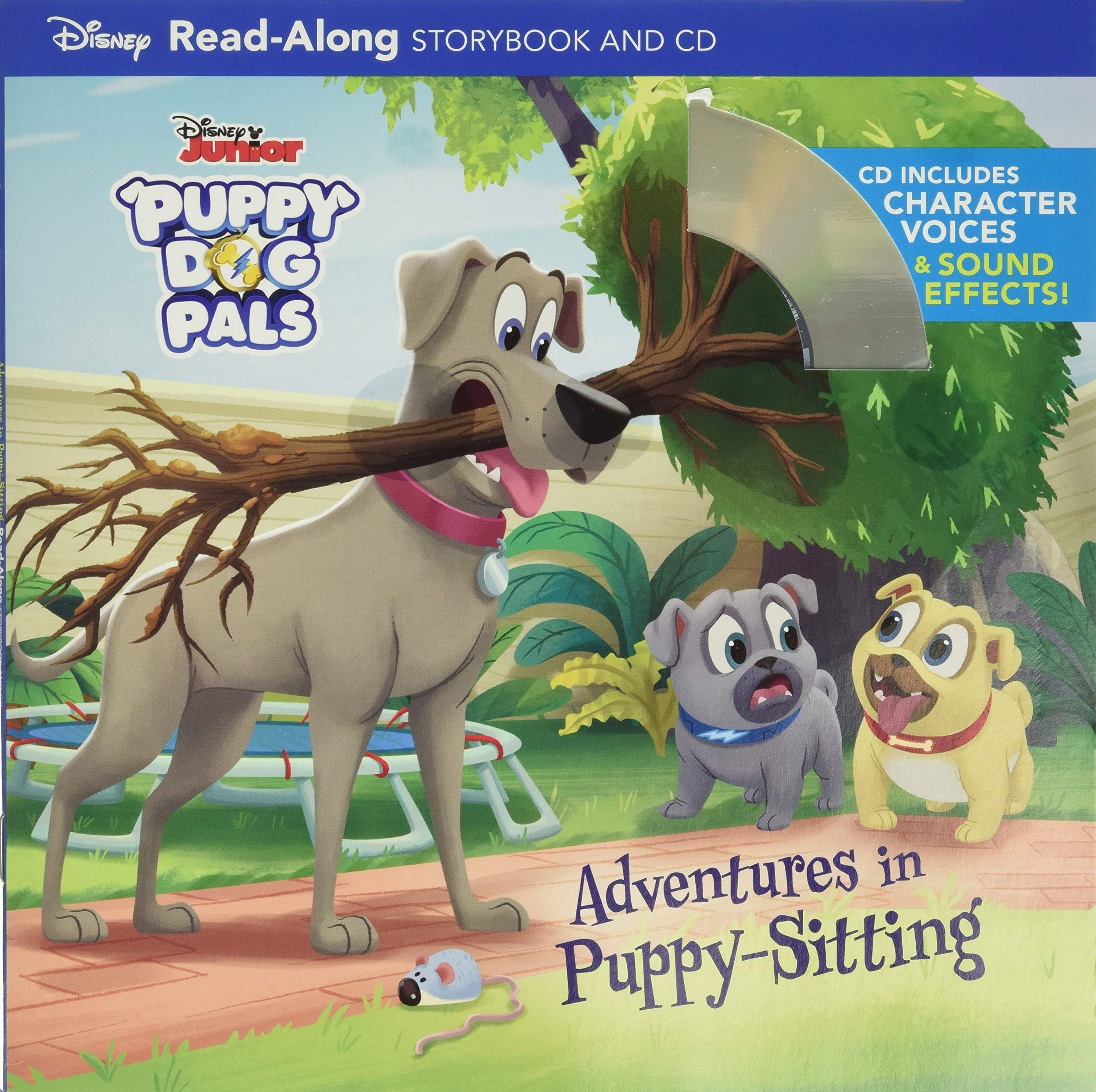 Puppy Dog Pals ReadAlong Storybook and CD Adventures in PuppySitting,New