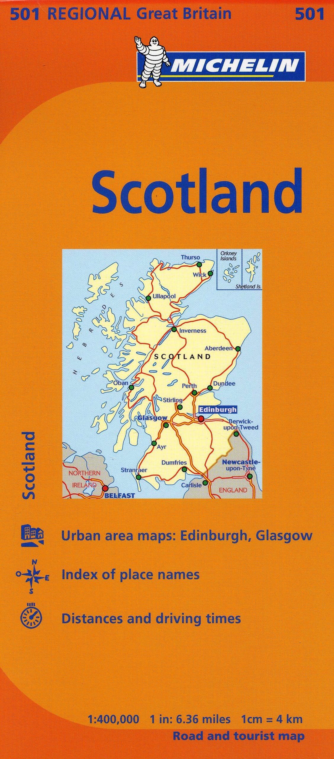 Michelin Map Great Britain: Scotland 501 (Maps/Regional (Michelin)),Used
