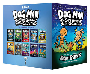 Dog Man: The Supa Buddies Mega Collection: From the Creator of Captain Underpants (Dog Man #110 Box Set),Used