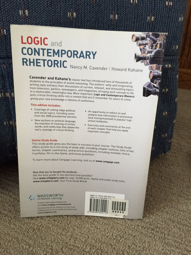 Logic And Contemporary Rhetoric: The Use Of Reason In Everyday Life,New
