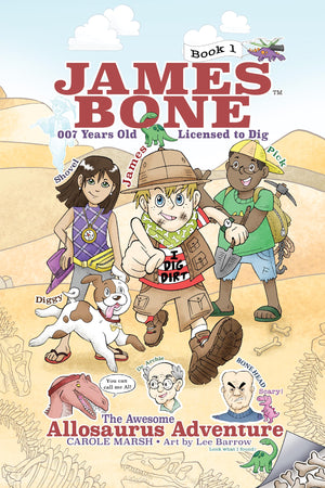 The Awesome Allosaurus Adventure: James Bone Graphic Novel #1,New
